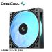 DeepCooll глубокий прохладный FD12R ARGB V2 120mm PC кейс вентилятор обратное вращение ( Rebirth ) модель ( черный ) R-FD12RARGBV2BKAPN1G возвращенный товар вид другой B