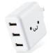  Elecom AC зарядное устройство смартфон * планшет для 3.6A мощность USB-A женский 3 порт случайный зарядка установка ( белый лицо ) MPA-ACU12WF возвращенный товар вид другой A