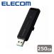  Elecom lELECOM SSD установленный снаружи 250GB USB3.2 Gen2.. максимальный 1000MB/ секунд knock тип высокая скорость ударопрочный черный ESD-EMB0250GBK возвращенный товар вид другой B