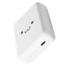 �G���R�� ���R���p�N�g���o�C���o�b�e���[ 10000mAh Type-C�~1 15W Type-C-C�P�[�u���t��(���낿���(�z���C�g�~�u���b�N)) PSE�K�� DE-C49-10000WF �ԕi���A