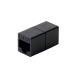  Elecom LAN кабель удлинение коннектор RJ45 трансляция коннектор (Cat6A)( черный ) LD-RJ45U6ABK возвращенный товар вид другой A