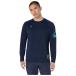  Asics мужской dry рубашка с длинным рукавом ( midnight * размер :2XL) возвращенный товар вид другой A