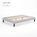 ZINUS JAPAN(jins) платформа из деревянных планок спальное место рама одиночный 34cm текстильное покрытие metal с ножками ( свет серый ) ZJ-EFPB-LG-S возвращенный товар вид другой A