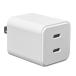 QTJ( качество Trust Japan ) PD3.2 40W соответствует Type-C 2 порт AC адаптер ( белый ) QTJ QU-0205WH возвращенный товар вид другой A