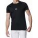  Under Armor UA нагрев механизм комфорт fitido Short рукав вырез лодочкой рубашка (Black* размер :XL) возвращенный товар вид другой A