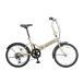  Captain Stag foldable bicycle 20 -inch ( mat ivory ) returned goods kind another B