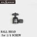 5050WORKSHOP BALL HEAD for 1/ 4 SCREW( черный ) возвращенный товар вид другой A