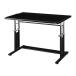  bow hyute подниматься и опускаться тип ge-ming стол HD средний ( черный ) Bauhutte настольный размер : ширина 100× глубина 60cm BHD-1000HDM-BK возвращенный товар вид другой A