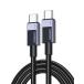 UGREEN�b���[�O���[�� USB-C �P�[�u�� 100W USB PD�EPPS�Ή� �}���[�d E-Marker�`�b�v���� �����o���h�t�� ���ϋv�i�C�����҂� 2m 45064 �ԕi���A