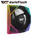 darkFlashl темный flash много поверхность цельный дизайн [DM18] Infinity зеркало вентилятор 120mm( черный ) DM18-B-HQ1 возвращенный товар вид другой B