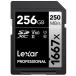 Lexarå쥭 SDXC 256GB 1667x UHS-II U3 V60 Professional 1667x SDXC UHS-II LSD256CBJP1667 ʼB