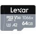 Lexar(쥭) microSDXC 64GB 1066x UHS-I U3 V30 A2 LMS1066064G-BNANJ ʼB