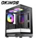 Okinoslokinos стойка отсутствует mini tower PC кейс Aqua UNO Zebra( черный белый ) Aqua UNO Zebra возвращенный товар вид другой B