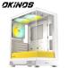 Okinoslokinos стойка отсутствует mini tower PC кейс Aqua UNO Yolk( белый желтый ) Aqua UNO Yolk возвращенный товар вид другой B