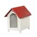  Iris o-yama Bob house M( красный / "теплый" белый ) IRIS собачья конура Bob house M красный / "теплый" белый возвращенный товар вид другой A