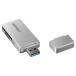  Buffalo USB3.0 высокая скорость устройство для считывания карт ( серебряный ) BSCR27U3SV возвращенный товар вид другой A