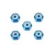  Tamiya GP.500 2mm aluminium замковая гайка ( голубой 5 шт )(15500) Mini 4WD детали возвращенный товар вид другой B