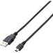 쥳 USB2.0֥ [A - miniB] 0.5m(֥å) U2C-JM05BK ʼA