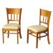  black sio dining chair -2 legs set ( light brown ) March 4119 returned goods kind another A