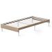  Iris o-yama дерево steel bed одиночный дизайн he платье одиночный товар ( белый натуральный ) IRIS SBW01-S белый / натуральный возвращенный товар вид другой A