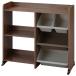  Iris o-yama книжный шкаф есть игрушка house подставка ширина 886× глубина 348× высота 798mm( грецкий орех ) IRIS HTHR-34R стенка гайка возвращенный товар вид другой A