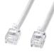  Sanwa Supply modular cable ( white *10m) TEL-N1-10N2 returned goods kind another A