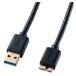 ����掠�ץ饤 USB3.0�б��ޥ����������֥�(USB IFǧ�ڥ����ס��֥�å���0.5m) KU30-AMC05BK ���ʼ���A