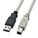 サンワサプライ USB2.0ケーブル(2m・ライトグレー) KU20-2K 返品種別A