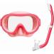 Reef Tourer( leaf Tourer ) маска &. имеется W защита воздуховод "snorkel" ребенок (4~9 лет ) для 2 позиций комплект ( розовый flash розовый ) возвращенный товар вид другой A
