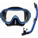Reef Tourer( leaf Tourer ) маска &. имеется W защита воздуховод "snorkel" ребенок (4~9 лет ) для 2 позиций комплект ( черный man ta голубой ) возвращенный товар вид другой A
