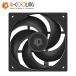 ID-COOLINGl I ti- кондиционер 120mm тихий звук PC кейс вентилятор ( черный ) AS-120-K возвращенный товар вид другой B