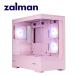 ZALMANl The Ла Манш Micro-ATX,Mini-ITX соответствует mini tower PC кейс P30 PINK V2( розовый ) P30PINKV2 возвращенный товар вид другой B