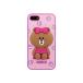 LINE FRIENDS iPhone SE(3/ 2)/ 8/ 7 SILICON CASE(祳) KCL-CHO001 ʼA