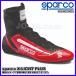 sparco ( Sparco ) FIA 8856-2018 - SFI 3.3/5 рейсинг обувь X-LIGHT PLUS ( X свет плюс ) размер 43 красный / черный BRB0003B0R27043