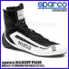 sparco ( Sparco ) FIA 8856-2018 - SFI 3.3/5 рейсинг обувь X-LIGHT PLUS ( X свет плюс ) размер 44 белый / черный BRB0003B0W08044