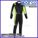 sparco ( Sparco ) костюм для гонок SPRINT PRO ( Sprint Pro ) размер 50 цвет черный / флуоресценция зеленый ( Black/Fluo Green ) BRS0006B0K15050