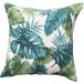  pillowcase Hawaiian leaf approximately 45×45cm GN [ made in Japan ] [ mail service correspondence limitation ] [ cushion ] [ interior ] [ fabric ]
