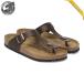 �r���P���V���g�b�N �M�[ �i�`������ ���U�[ �_�[�N�u���E�� �ʏ핝 ���j�Z�b�N�X BIRKENSTOCK GIZEH (NL) DARK BROWN REGULAR�� 1029240