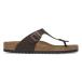 �r���P���V���g�b�N �M�[ �i�`������ ���U�[ �_�[�N�u���E�� �ʏ핝 ���j�Z�b�N�X BIRKENSTOCK GIZEH (NL) DARK BROWN REGULAR�� 1029240 �֘A�摜1