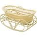  object age * post-natal 0~6. month width 95× depth 56× height 52cm bed frame only crib cradle now branch shop rattan rattan made crib rattan yo- Ran F214 F-214
