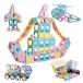 MAGBLOCK Magnetic Kids Toys Magnetic Building Blocks Set for 3 4 5 Year Old