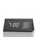 Digital Alarm Clock, with Wooden Electronic LED Time Display, 3 Alarm Setti