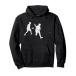 Silhouette Squash Player Racket Ball Racquet Tennis Lover Pullover Hoodie