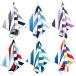 Whale Flotilla Large Quick Dry Beach Towel, 6 Pack Super Absorbent Travel/P