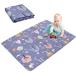 MIIMER Washable Baby Play Mat Portable Playmat for Babies 63x43~, Foldable