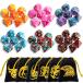 DND Dice, 42 Pieces Dungeons and Dragons Dice with Gold Patten Bags for Dun