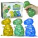 YoYa Toys Gleameez T-Rex Stress Ball Fidget Toy | Glittery Dinosaur Squeeze