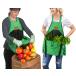 Gardening Apron with Pockets for women &amp; men with quick release lower pocke