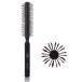 Small Round Hair Brush for Blow Drying Short, Thin, Fine Hair, Wooden Styli