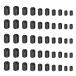 Yarachel 50PCS RFI EMI Noise Suppressor Cable Clip for 3.5mm/ 5mm/ 7mm/ 9mm